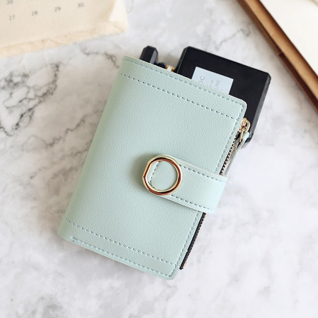 Women Wallets Small Fashion Leather Purse Ladies Card Bag For Female Purse Money Clip Wallet