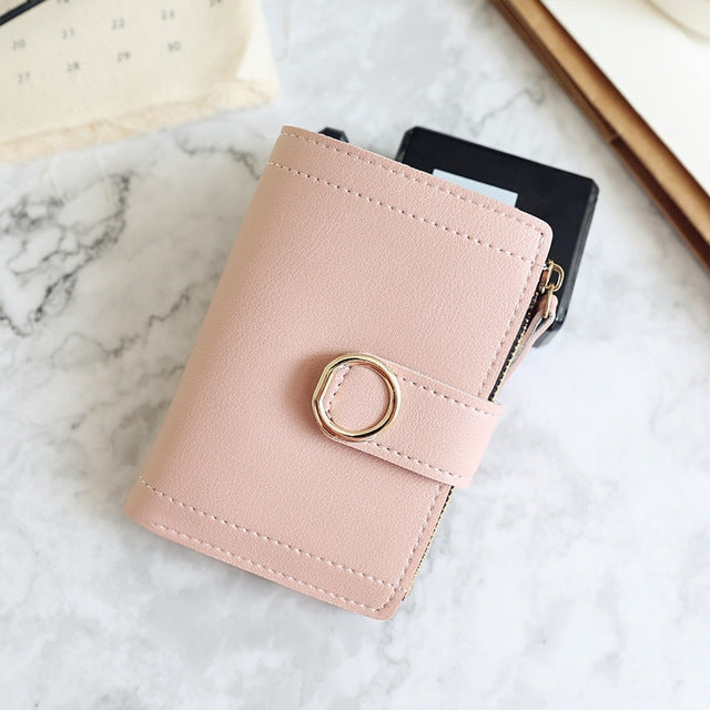 Women Wallets Small Fashion Leather Purse Ladies Card Bag For Female Purse Money Clip Wallet