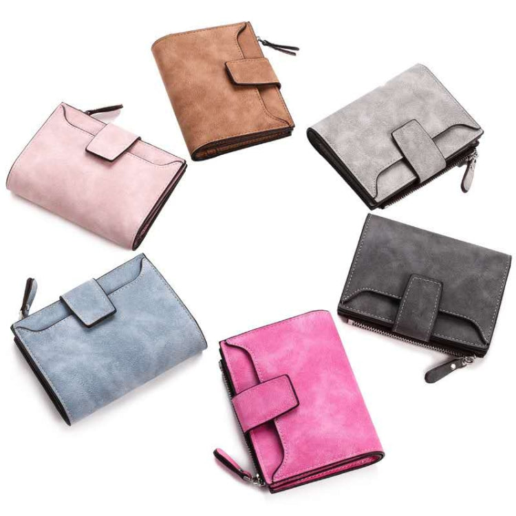 Leather Women Hasp Small Slim Coin Pocket Purse Cards Holders Wallet