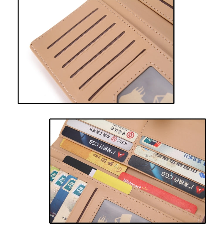 Long Gold Hollow Leaves Coin Purse Card Holders Wallet for Women