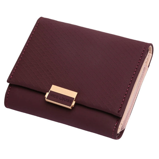 Luxury Wallet Female Leather Women Leather Purse Plaid Wallet Ladies Hot Change Card Holder Coin Small Purses for Girls