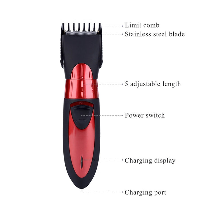 Waterproof Electric Hair Clipper Rechargeable Hair Trimmer Hair Cutting Machine Haircut Beard Trimer