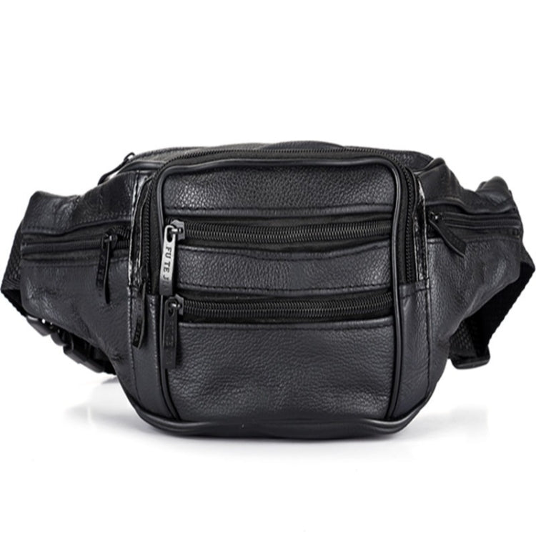 Fashion Men Genuine Leather Waist Bags Travel Necessity Organizer Mobile Phone Bag