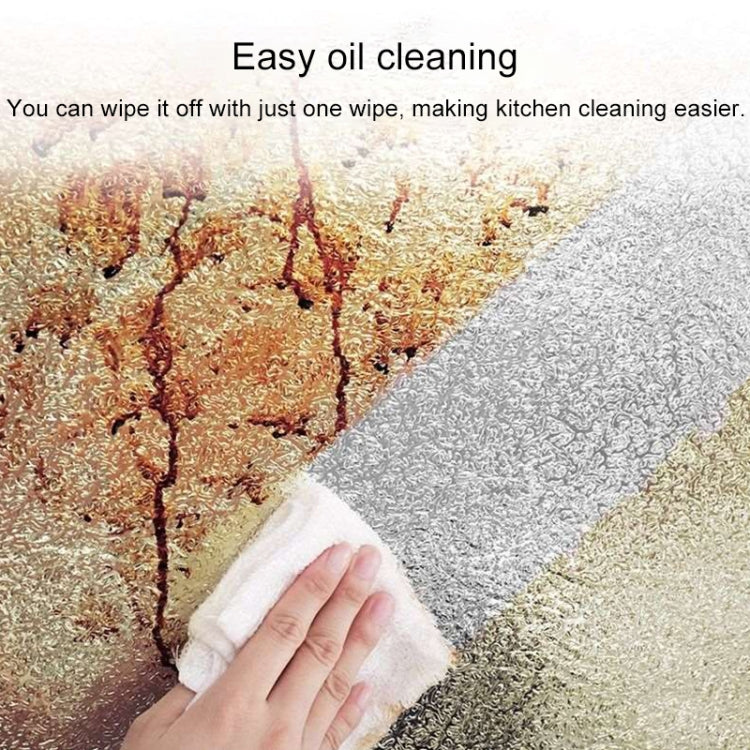 Kitchen Wall Stove Aluminum Foil Oil-proof Stickers Anti-fouling High-temperature Self-adhesive Croppable Wallpaper Wall Sticker