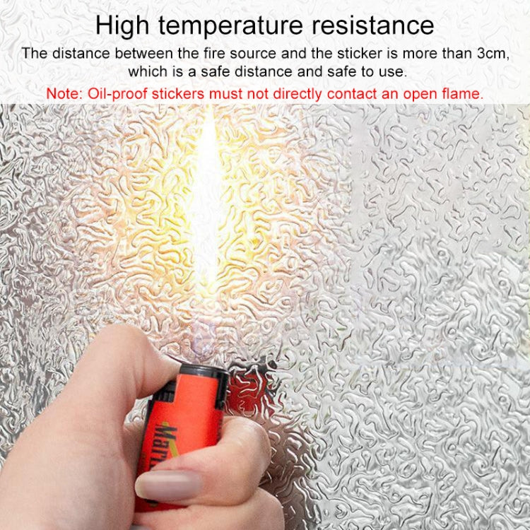 Kitchen Wall Stove Aluminum Foil Oil-proof Stickers Anti-fouling High-temperature Self-adhesive Croppable Wallpaper Wall Sticker