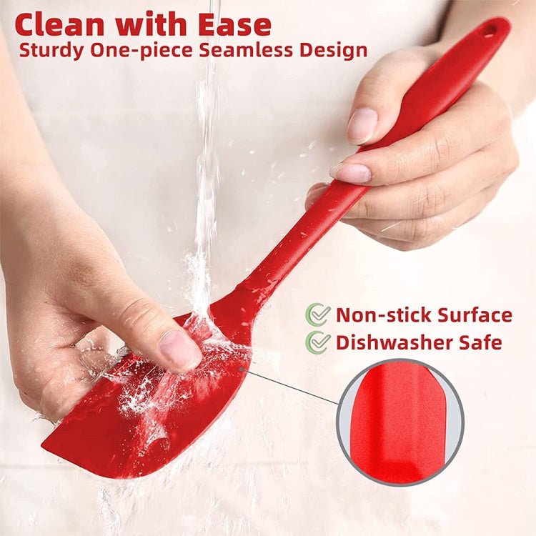 Kitchen Silicone Cream Cake Spatula Mixing Scraper Brush Butter Mixer Brushes Baking Tool Kitchenware