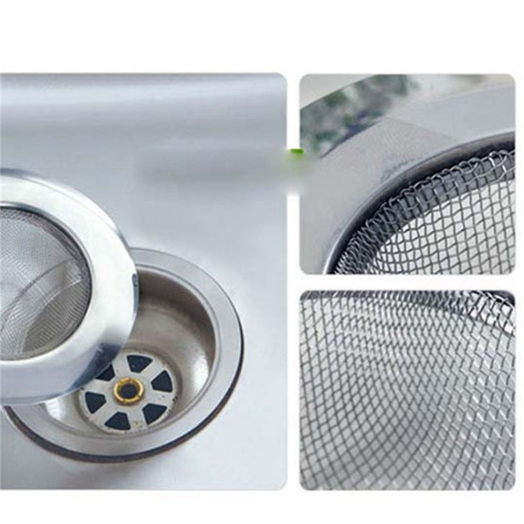 2 PCS Stainless Steel Bathtub Hair Catcher Stopper Shower Drain Hole Filter Metal Sink Strainer