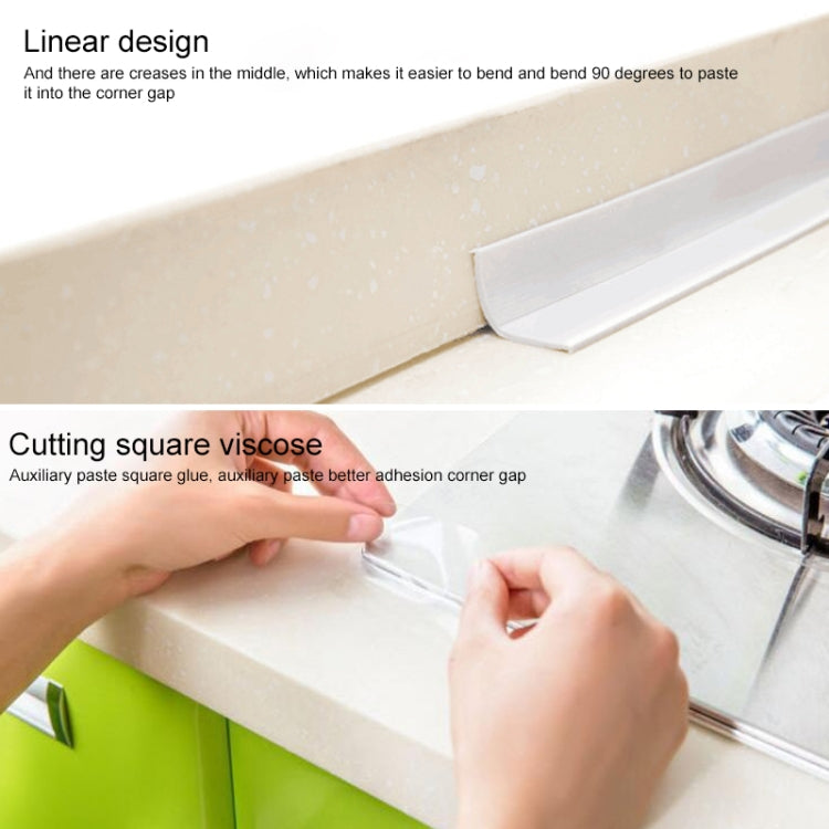 Durable PVC Material Waterproof Mold Proof Adhesive Tape  Kitchen Bathroom Wall Sealing Tape