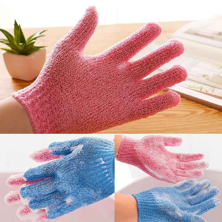 5 PCS Shower Bath Gloves Exfoliating Spa Massage Scrub Body Glove