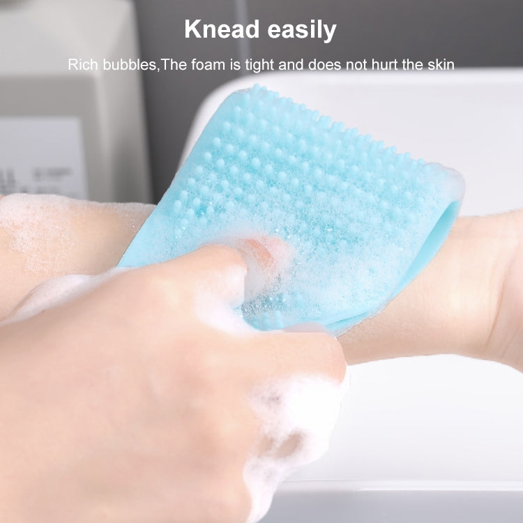 Silicone Massage Pull Strap Bath Brush Powerful Exfoliating Rubbing Bath Artifact