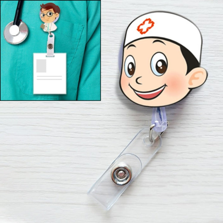 Cute Retractable Badge Reel Student Nurse ID Name Card Badge