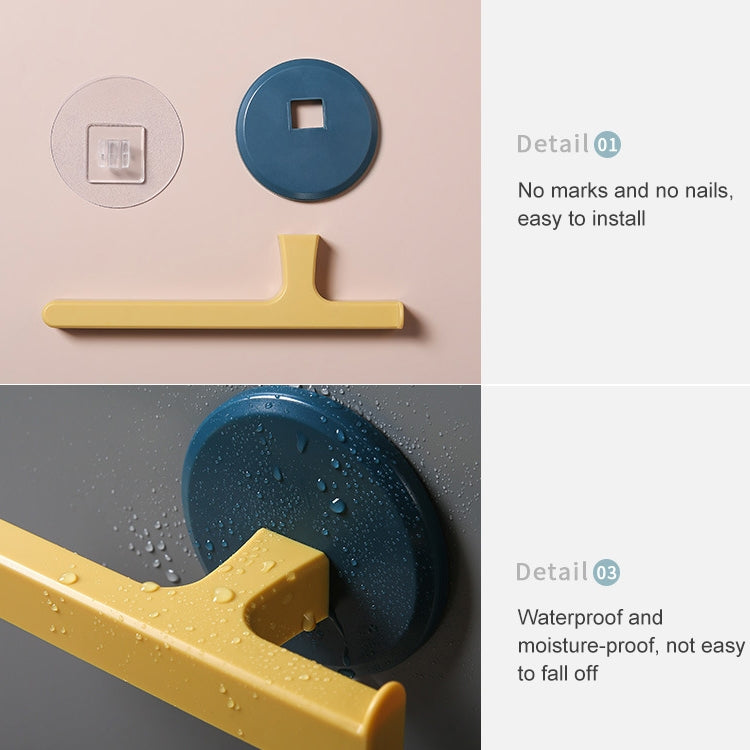 T-shaped Household Wall-mounted Towel Rack Bathroom Towel Bar