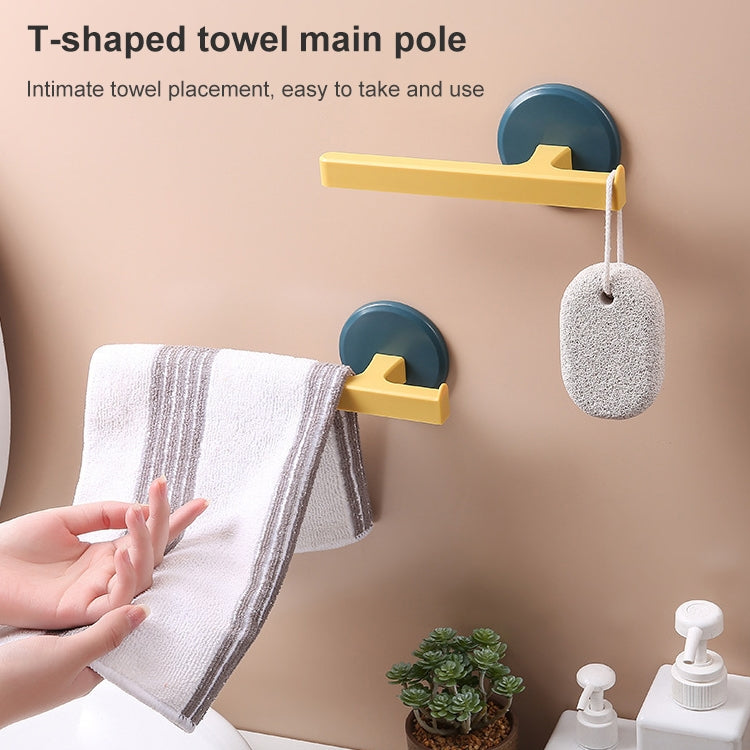 T-shaped Household Wall-mounted Towel Rack Bathroom Towel Bar