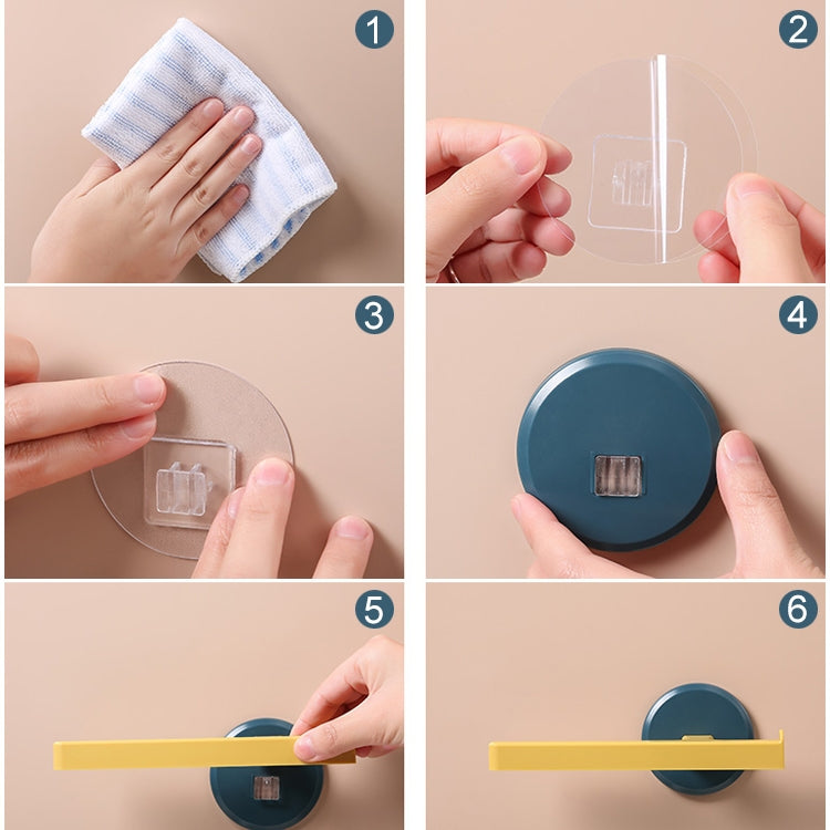 T-shaped Household Wall-mounted Towel Rack Bathroom Towel Bar