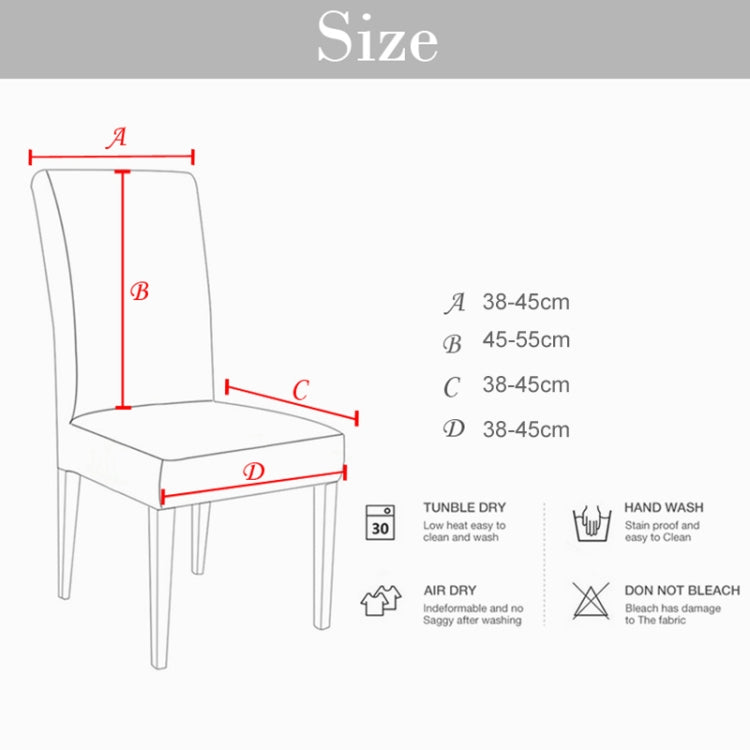 Modern Plain Color Chair Cover Spandex Stretch Elastic Wedding Banquet Chair Covers Dining Seat Cover Pastoral Hotel Cover