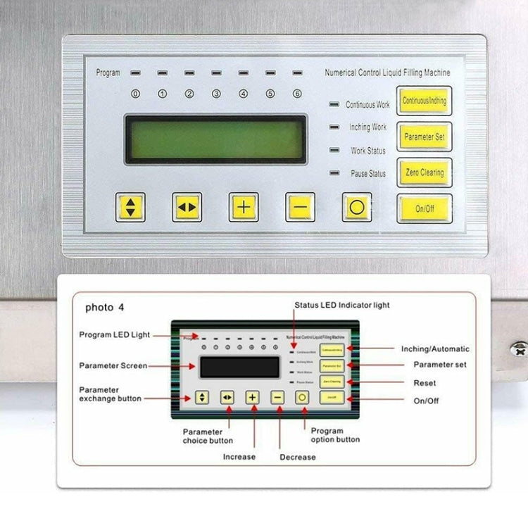 Mini Portable Electric Digital Control Pump Liquid Filling Machine LCD Display Milk Bottles Filler