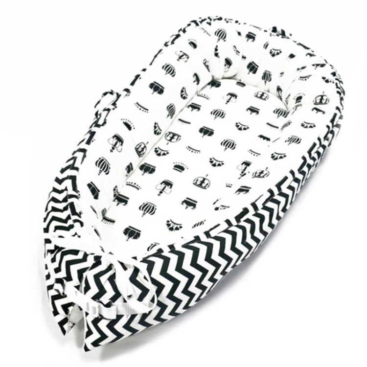 Baby Nest Bed Crib Portable Removable and Washable Crib Travel Bed Cotton Cradle for Children Infant Kids