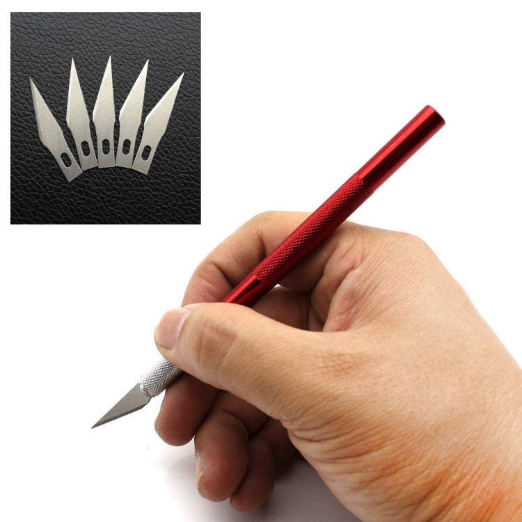 60W Adjustable Temperature Electric Soldering Iron Kit + 5 PCS Tips Portable Welding Repair Tool Tweezers Hobby knife