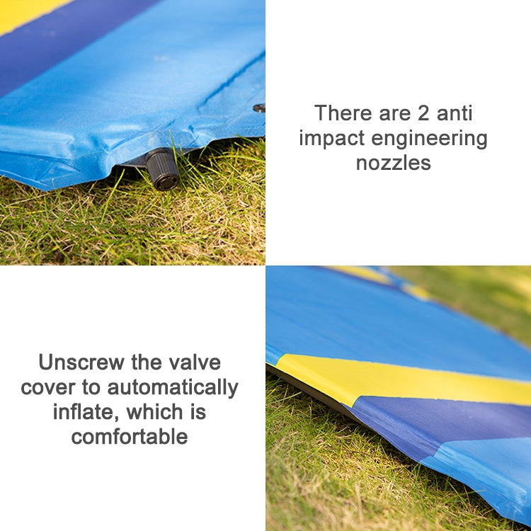 Color Matching Automatic Inflatable Outdoor Sports Double Camping Air Cushion