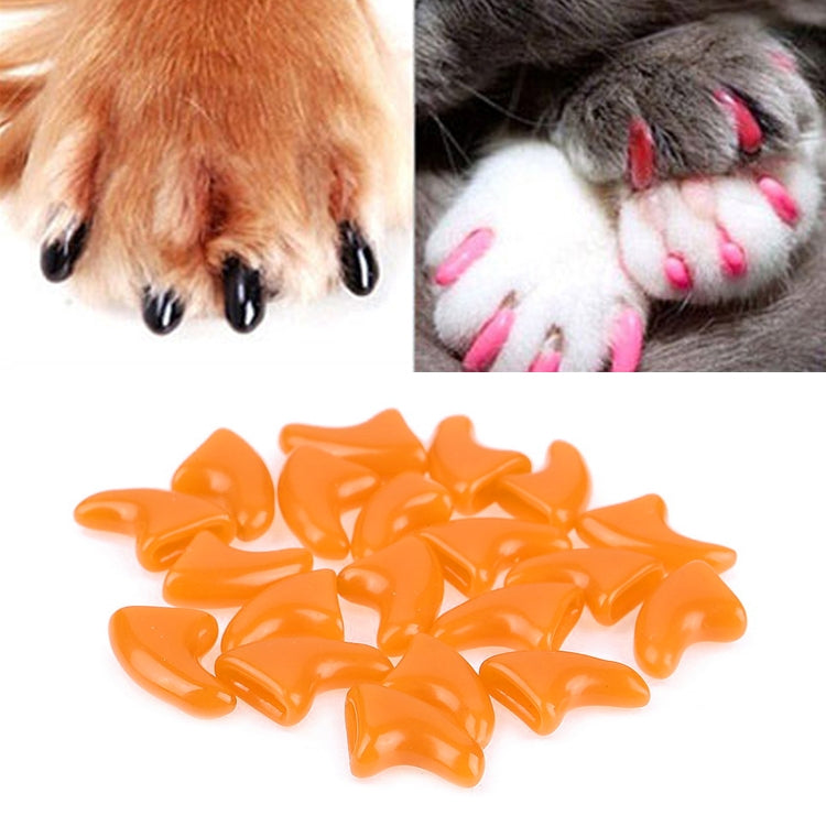 20 PCS Silicone Soft Cat Nail Caps / Cat Paw Claw / Pet Nail Protector/Cat Nail Cover