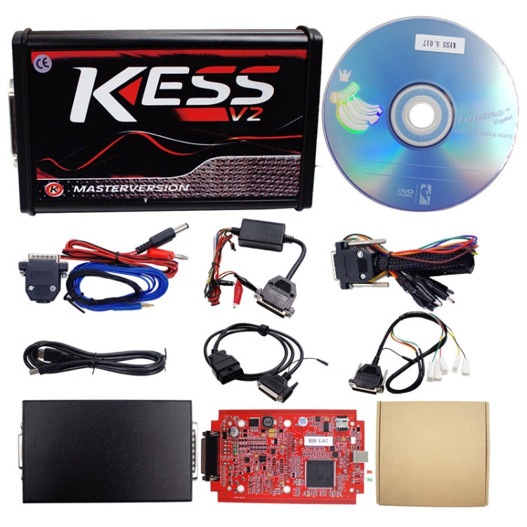 V2 V5.017 EU ECM Titanium Winols KTAG 4 LED Online Master Version ECU OBD car / truck Programmer tool