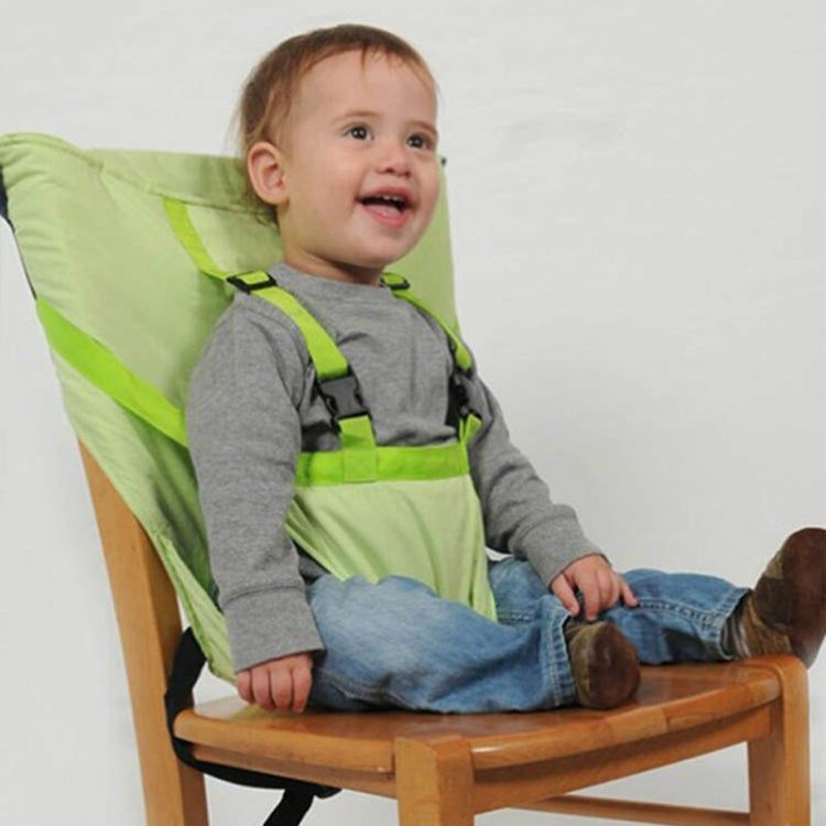 Baby Portable Seat Kids Chair Travel Foldable Washable Infant Dining Seat Cover Safety Belt