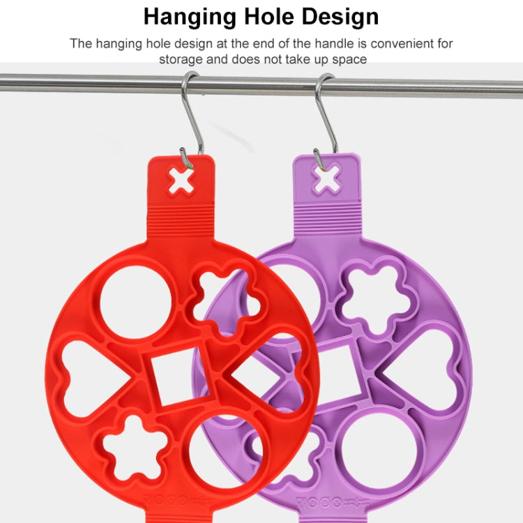 Anpro Nonstick Cooking Tool Egg Ring Maker Egg Silicone Mold Pancake Cheese Egg Cooker Pan Flip Kitchen Baking Accessories