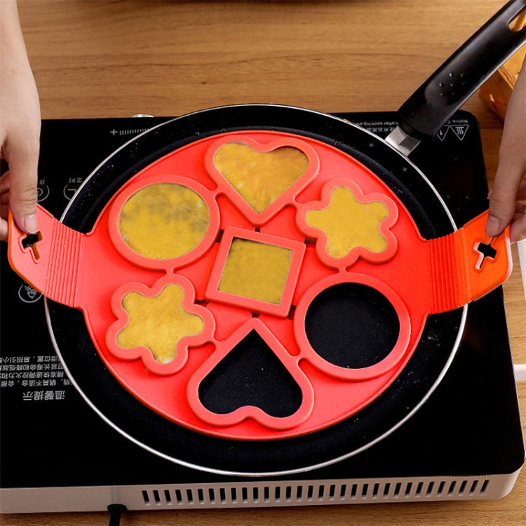 Anpro Nonstick Cooking Tool Egg Ring Maker Egg Silicone Mold Pancake Cheese Egg Cooker Pan Flip Kitchen Baking Accessories