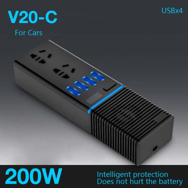 Car Inverter 12v/24v To 220v Household Power Converter Multi-Function Car Socket