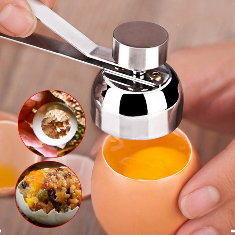 Metal Egg Scissors Egg Topper Cutter Shell Opener Stainless Steel Boiled Raw Egg Creative Kitchen Tools