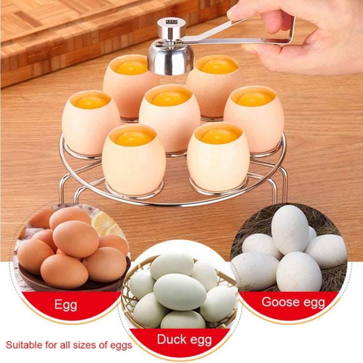Metal Egg Scissors Egg Topper Cutter Shell Opener Stainless Steel Boiled Raw Egg Creative Kitchen Tools