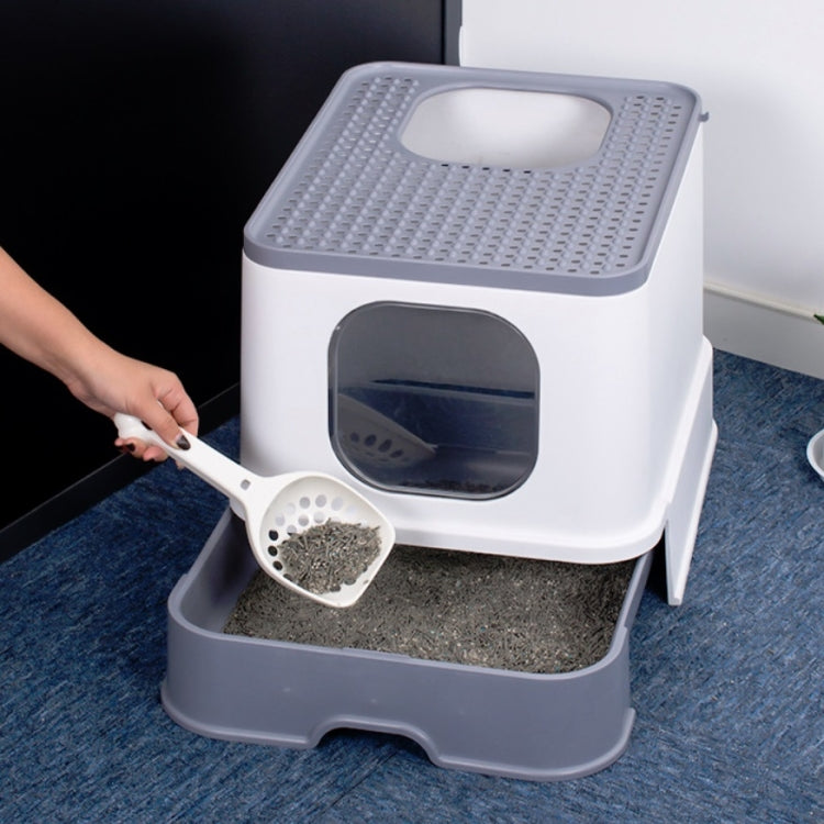 Top Drawer Fully Enclosed Cat Litter Box Pet Supplies