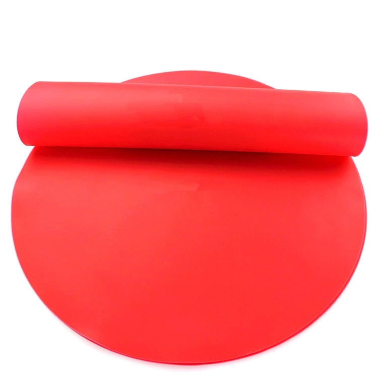 12 Inch Food Grade Silicone Microwave Oven Mat Round Silicone Placemat Non-Slip Insulation Mat