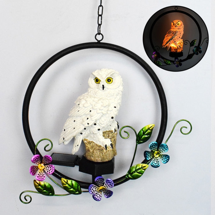 Owl Shape Solar Lawn Light Garden LED Pendant Light