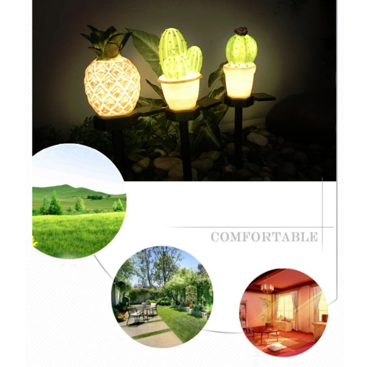 Solar Outdoor Simulation Potted Plants Landscape Lamp LED Courtyard Lawn Light