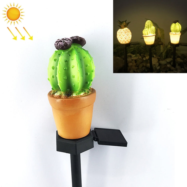 Solar Outdoor Simulation Potted Plants Landscape Lamp LED Courtyard Lawn Light