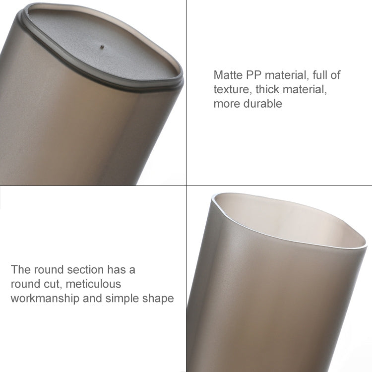 2 PCS Multi-function 4 Grid Desktop Pen Holder Office School Storage Case Clear Plastic Box Desk Pencil Organizer