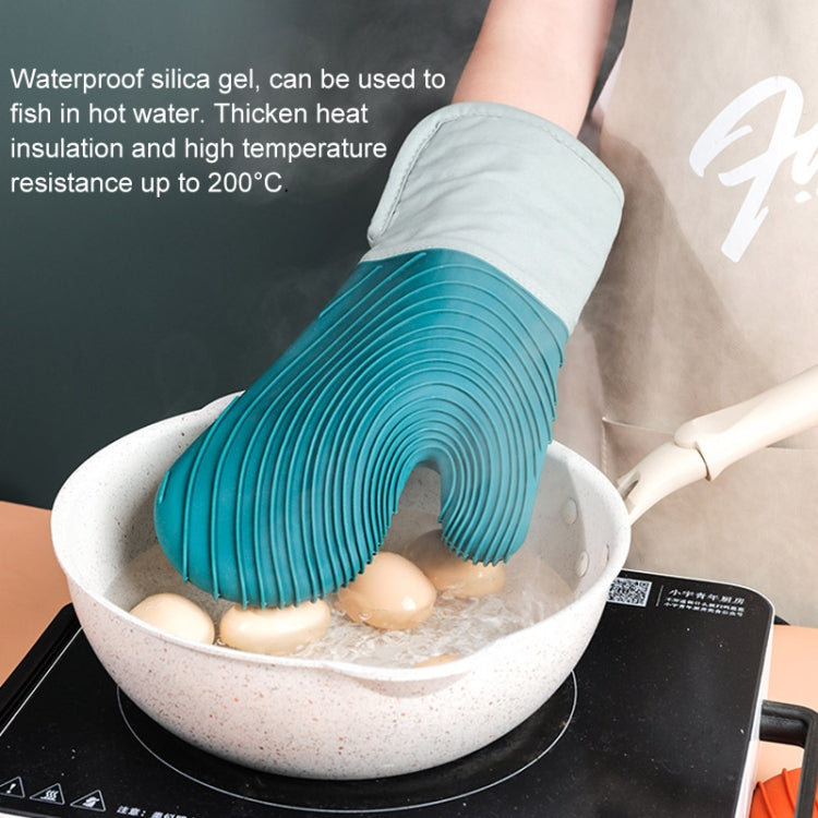 Thickened Silicone Gloves Household Microwave Oven Anti-Scald Insulation Glove
