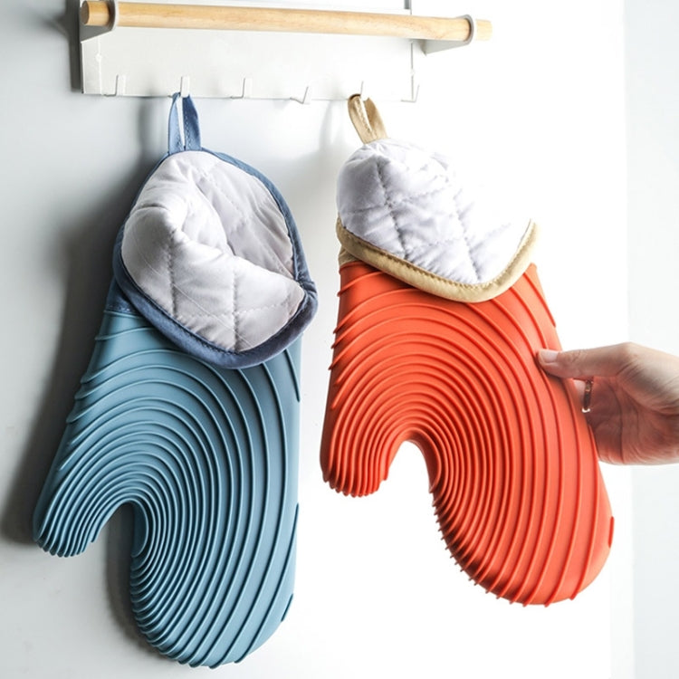 Thickened Silicone Gloves Household Microwave Oven Anti-Scald Insulation Glove