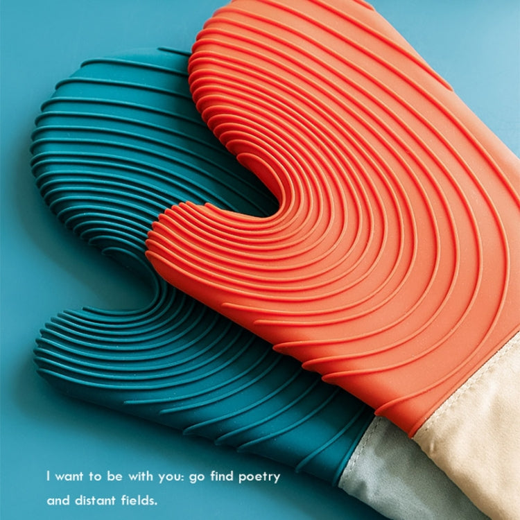 Thickened Silicone Gloves Household Microwave Oven Anti-Scald Insulation Glove