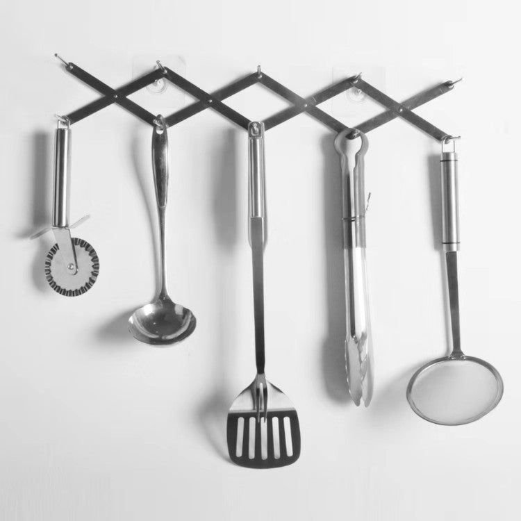 Retractable Storage Rack Kitchen Foldable Multifunctional Steam Rack Stainless Steel Kitchen Utensil Rack