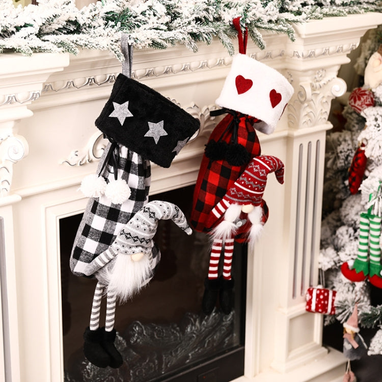 Hanging Feet Faceless Doll Christmas Socks Christmas Decoration Gift Bag