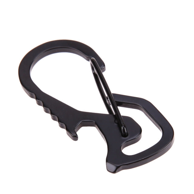 Outdoor Tools Carabiner  Hex Driver Bottle Opener Keychain Ring Climbing Accessories