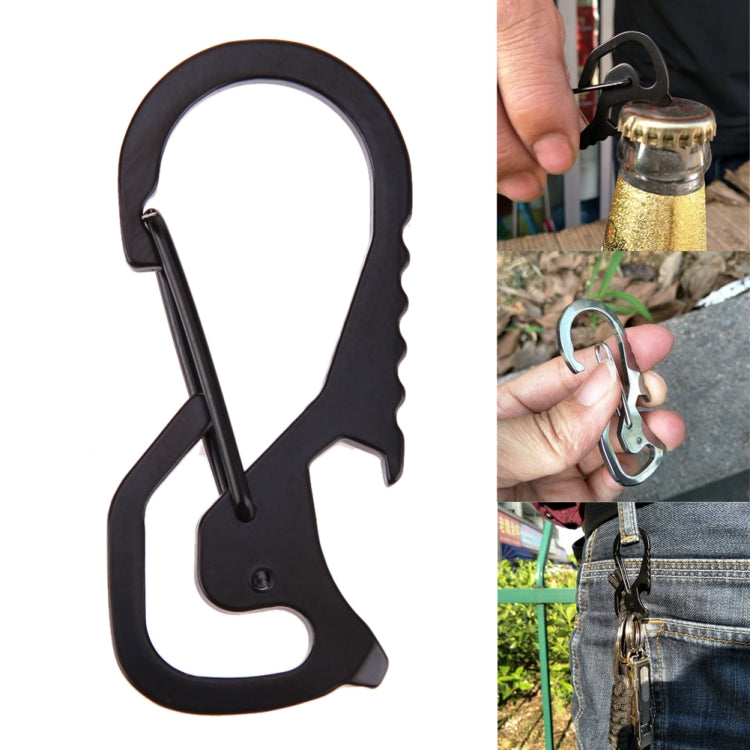Outdoor Tools Carabiner  Hex Driver Bottle Opener Keychain Ring Climbing Accessories
