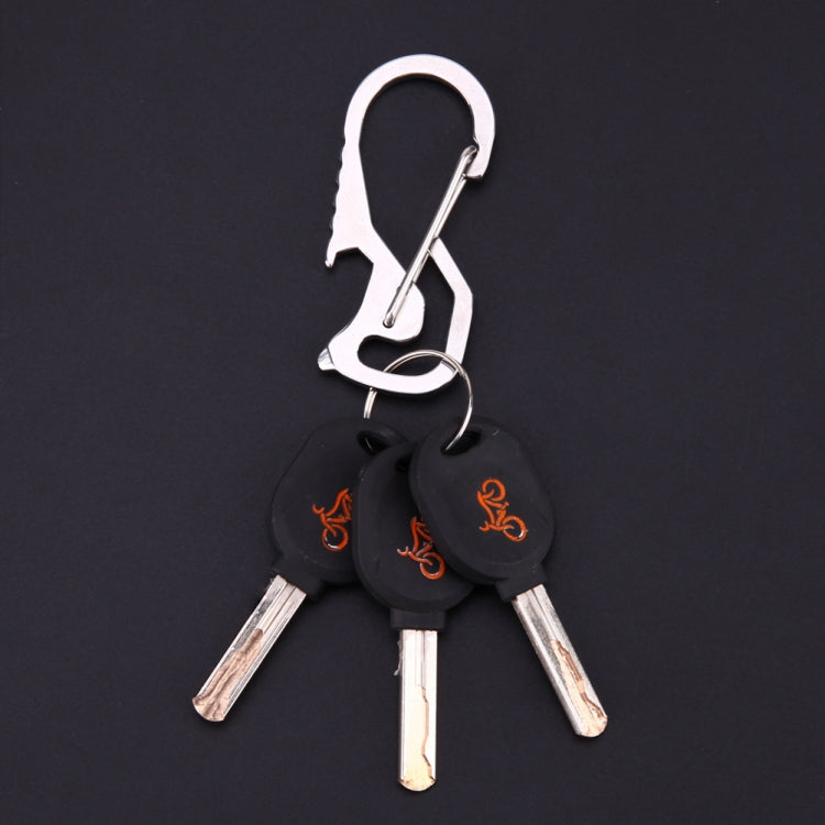 Outdoor Tools Carabiner  Hex Driver Bottle Opener Keychain Ring Climbing Accessories