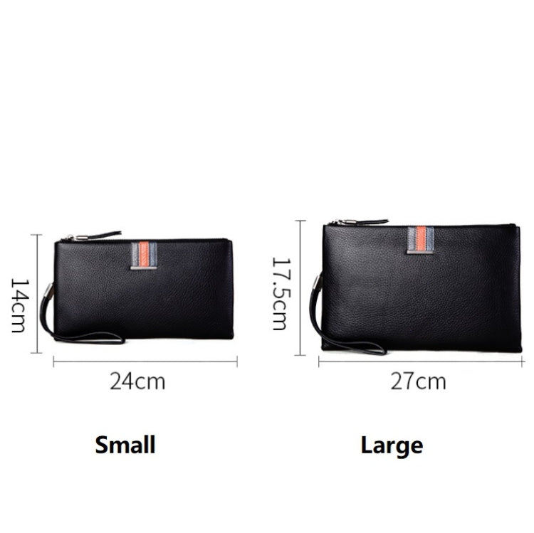 Men Leather Casual Clutch Leather Smart Anti-Theft & Anti-Lost Coin Purse