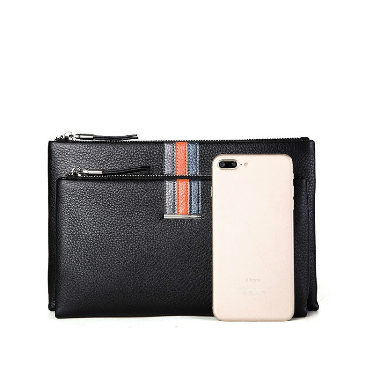 Men Leather Casual Clutch Leather Smart Anti-Theft & Anti-Lost Coin Purse