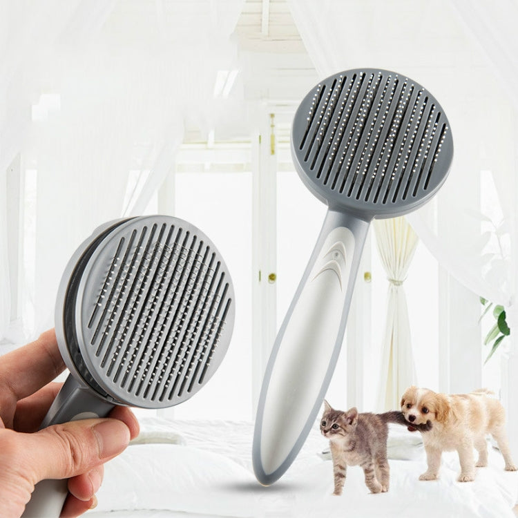 Pet Self-Cleaning Comb Cat Comb Dog Needle Comb Cat Hair Removal Comb Floating Brush