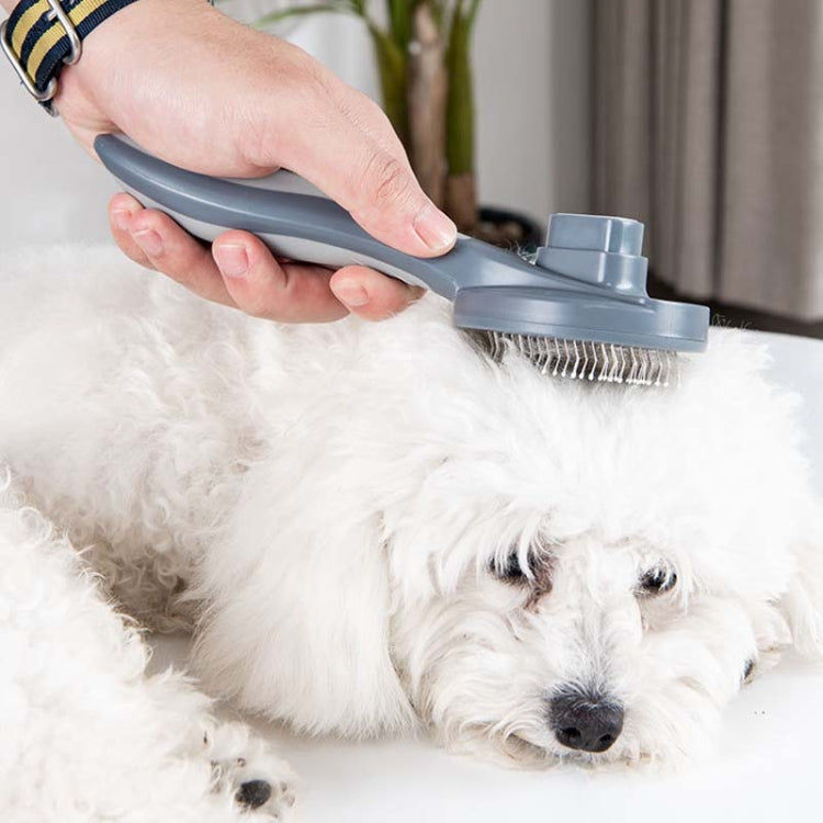 Pet Self-Cleaning Comb Cat Comb Dog Needle Comb Cat Hair Removal Comb Floating Brush