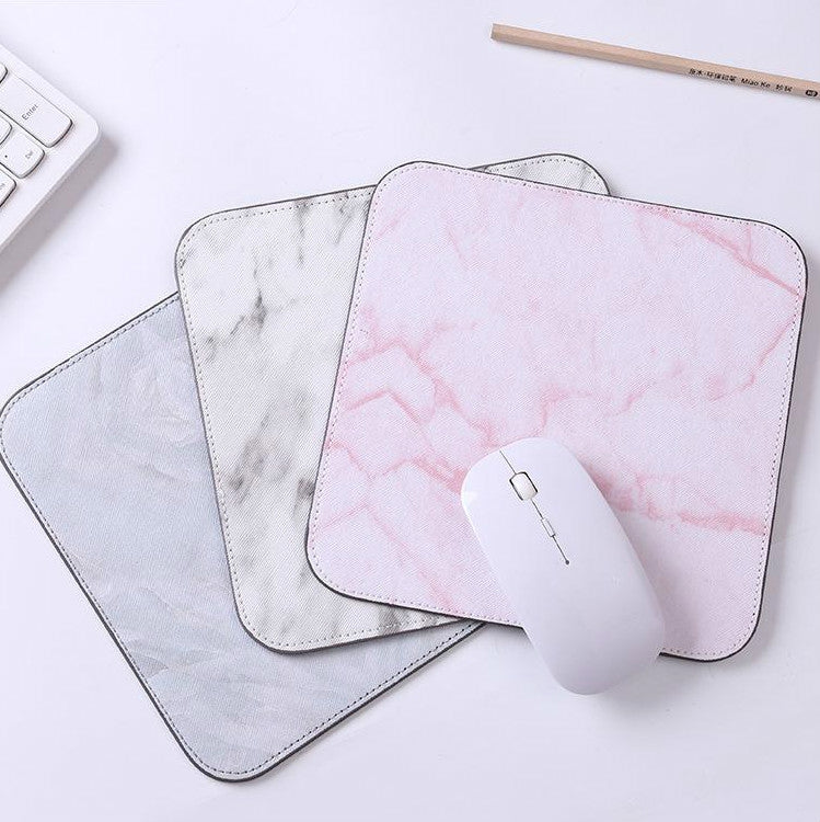 Office Desk Mat Marble Pattern Desk Organizer School Supplies Mouse Desk Tools